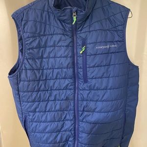 Vineyard vines puffer vest mint
